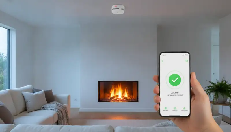 Sicherheit am Kamin: Rauchmelder richtig platzieren